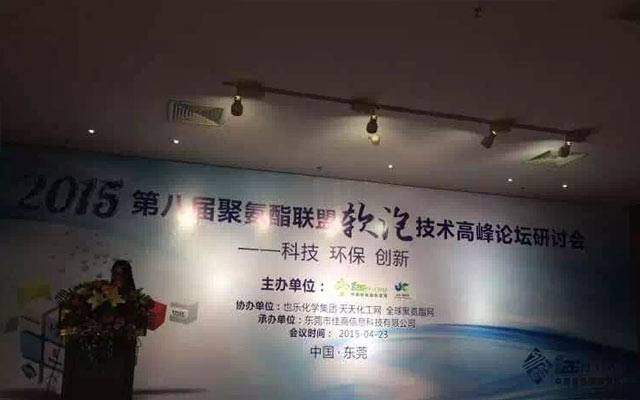 第八届聚氨酯软泡技术高峰论坛研讨会现场图片