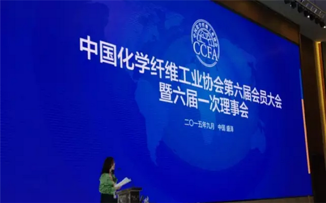 中国化学纤维工业协会第六届会员大会现场图片